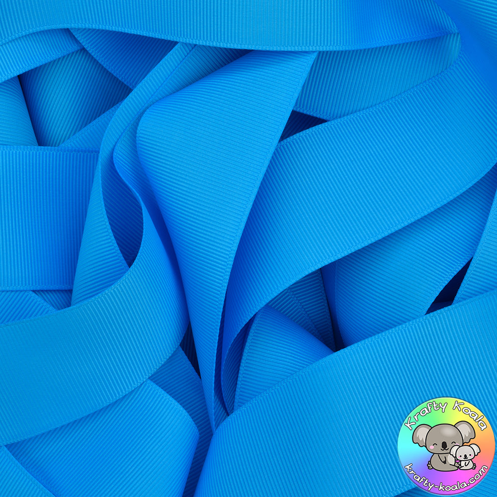 Island Blue Grosgrain Ribbon