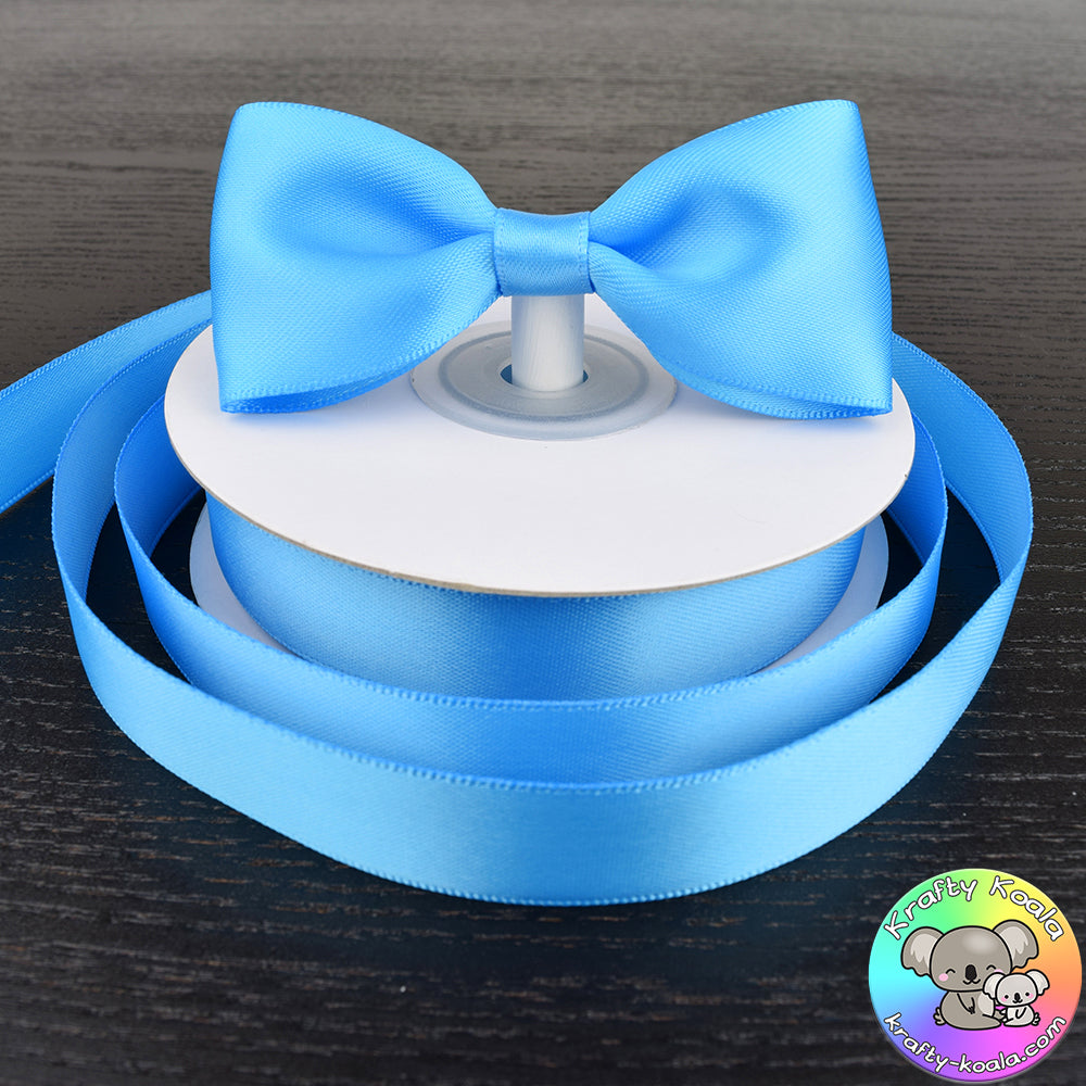 Island Blue Satin Ribbon