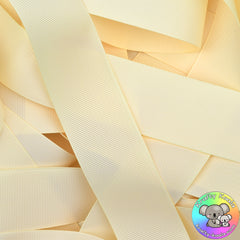 Ivory Cream Grosgrain Ribbon