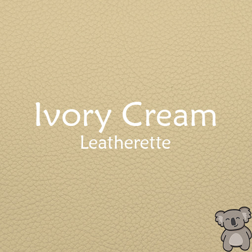 Ivory Cream Leatherette