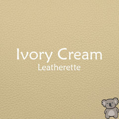 Ivory Cream Leatherette