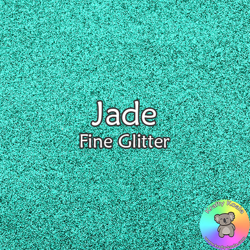 Jade Fine Glitter Fabric