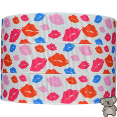 Kisses 3rd Design - Patterned Grosgrain Ribbon