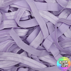 Lilac Fold Over Elastic