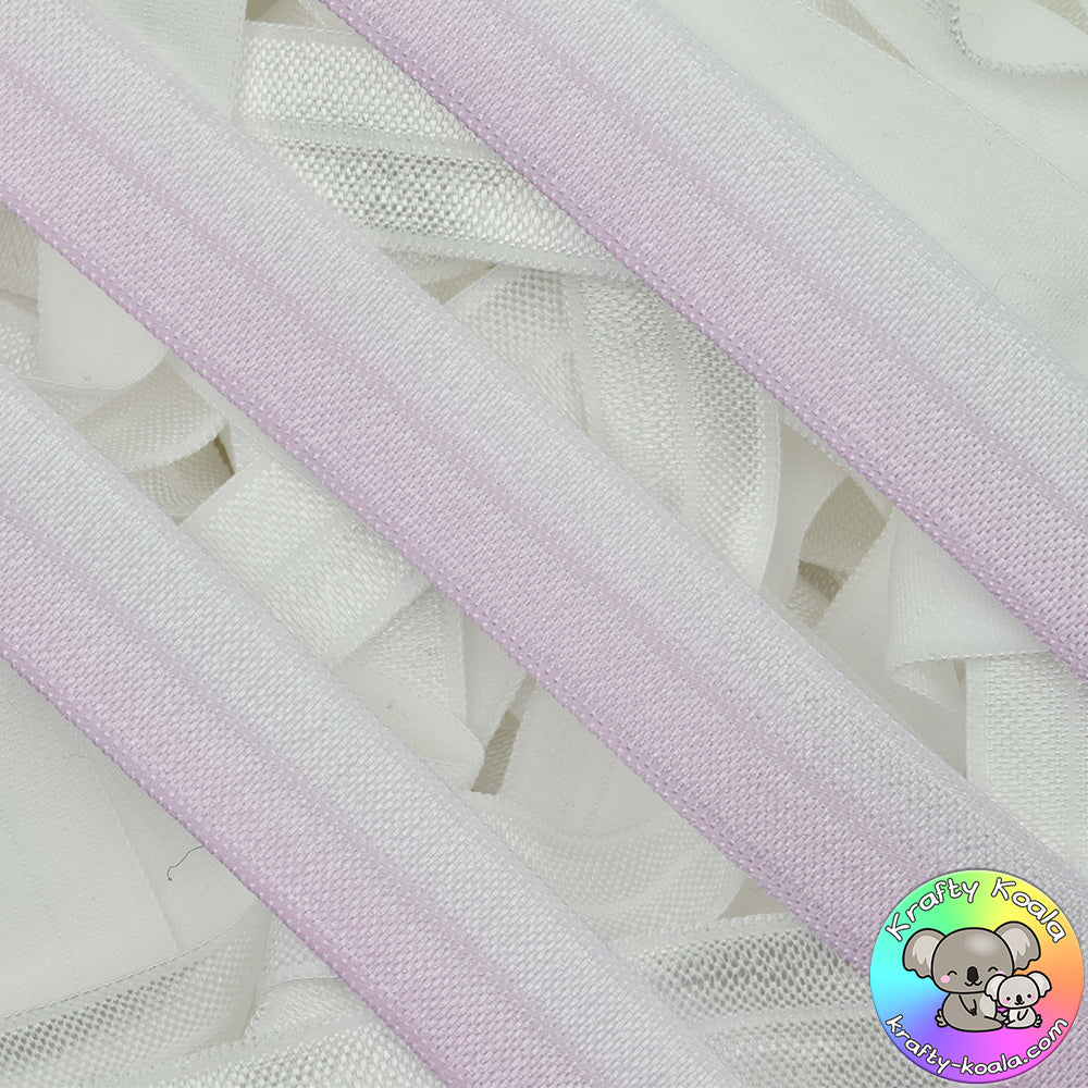 Lilac Ombre Fold Over Elastic