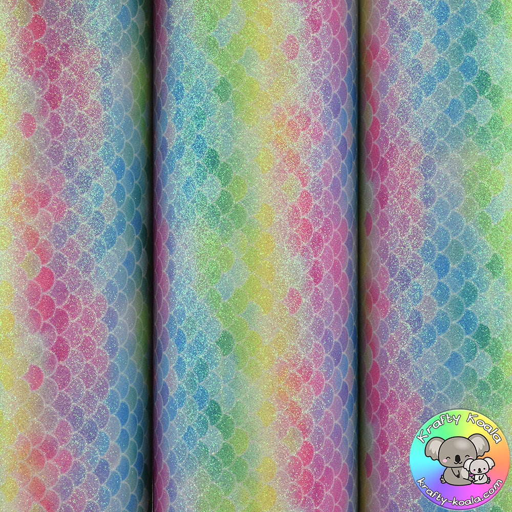 Luminous Mermaid Fine Glitter Fabric