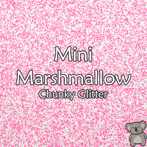 Mini Marshmallow Chunky Glitter Fabric