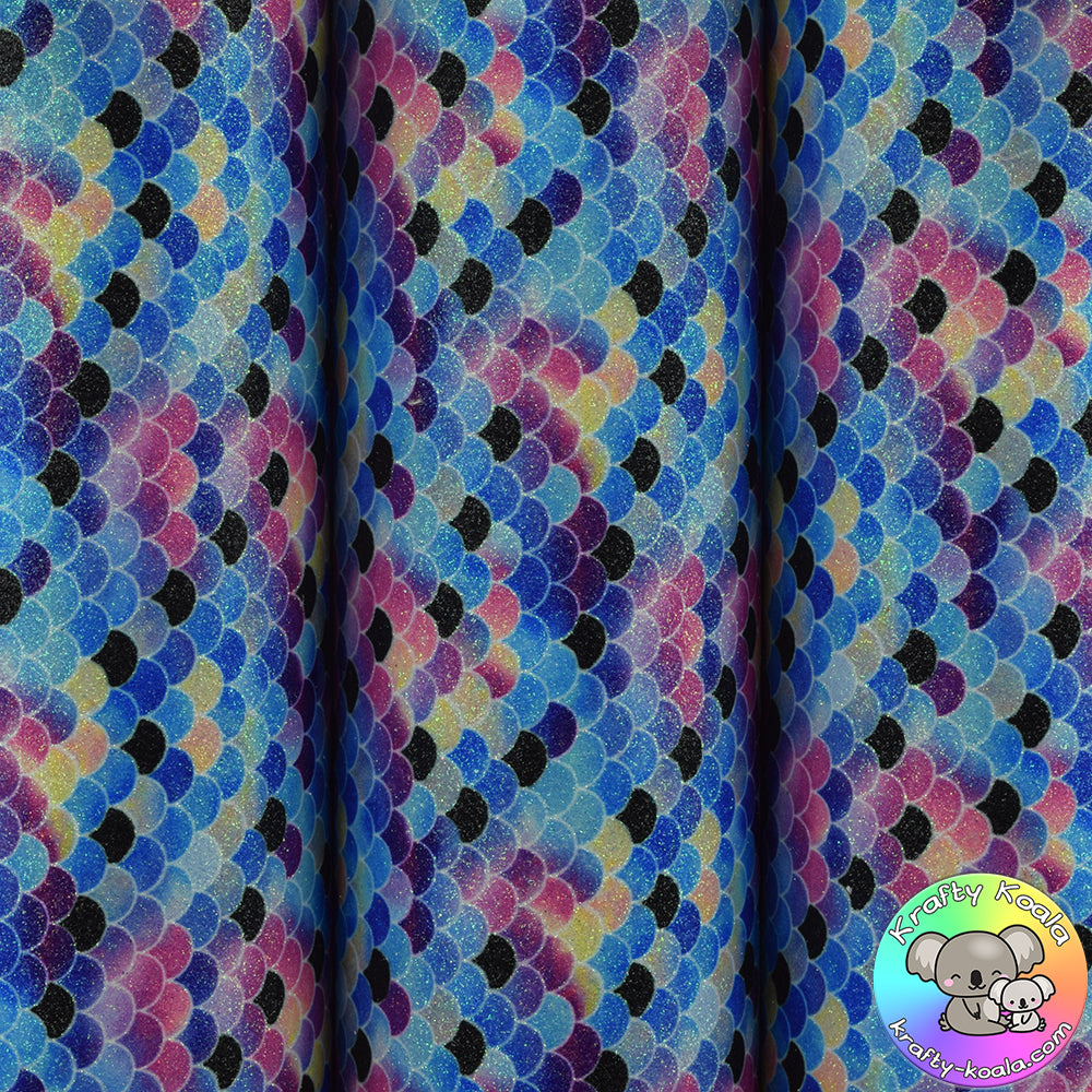 Mystical Mermaid Fine Glitter Fabric