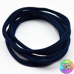 Navy Blue Nylon Headbands