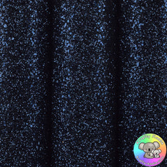 Navy Blue Ultra Chunky Glitter Fabric