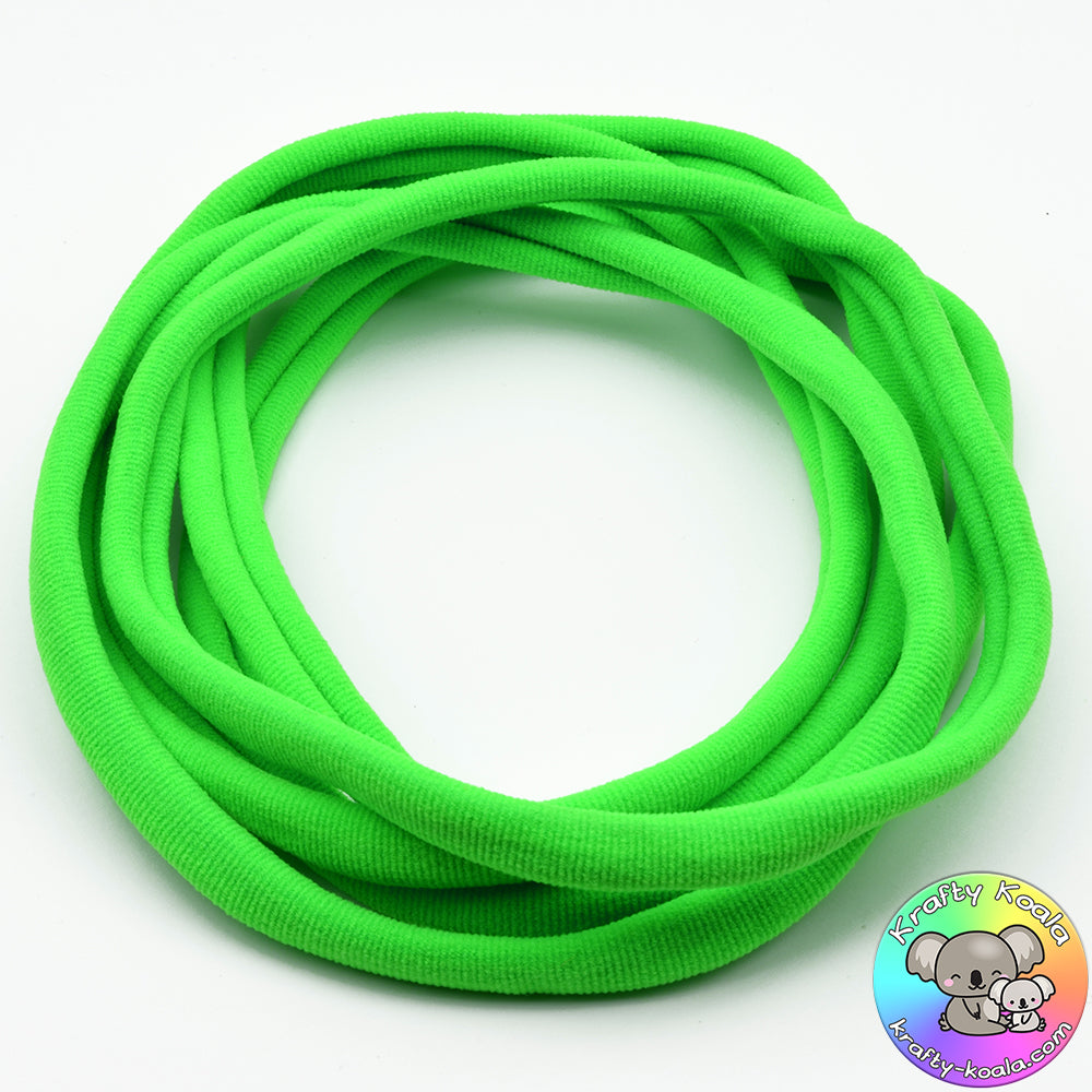 Neon Green Nylon Headbands