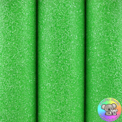 Neon Green Ultra Chunky Glitter Fabric