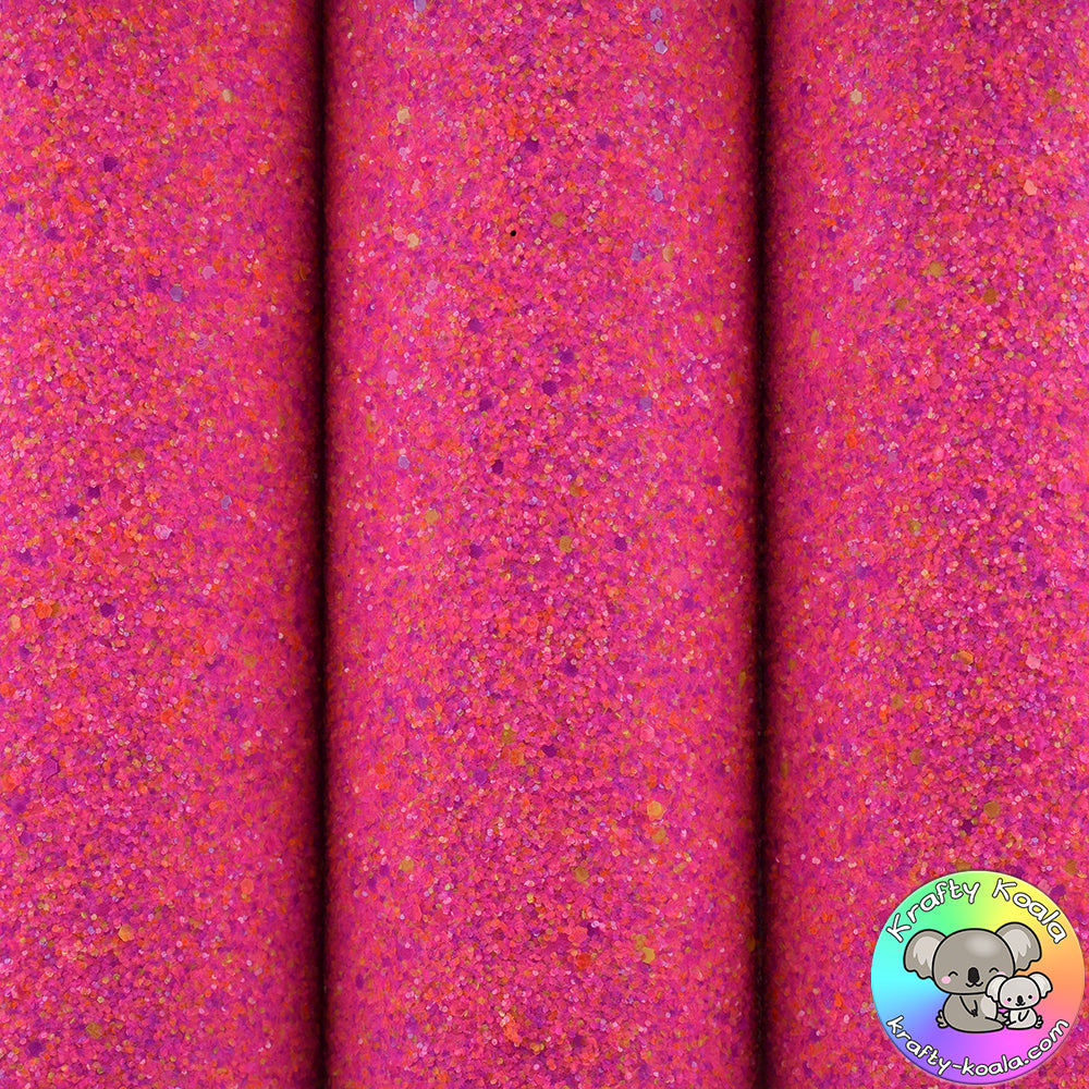 Neon Party Glitter Fabric