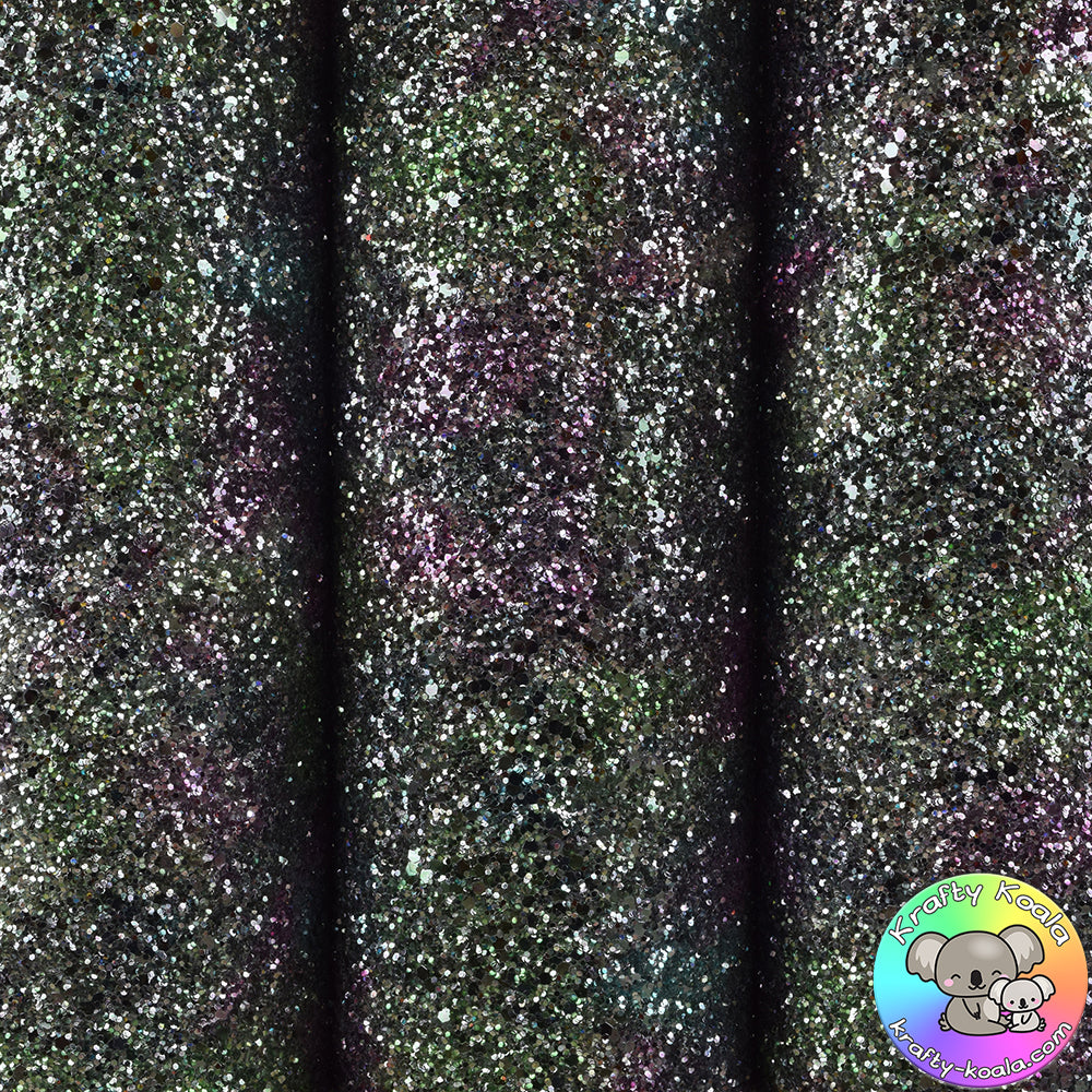 Northern Lights Chunky Glitter Fabric