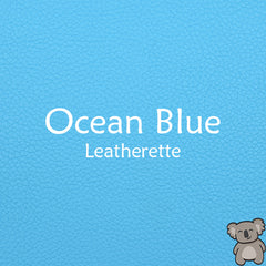 Ocean Blue Leatherette