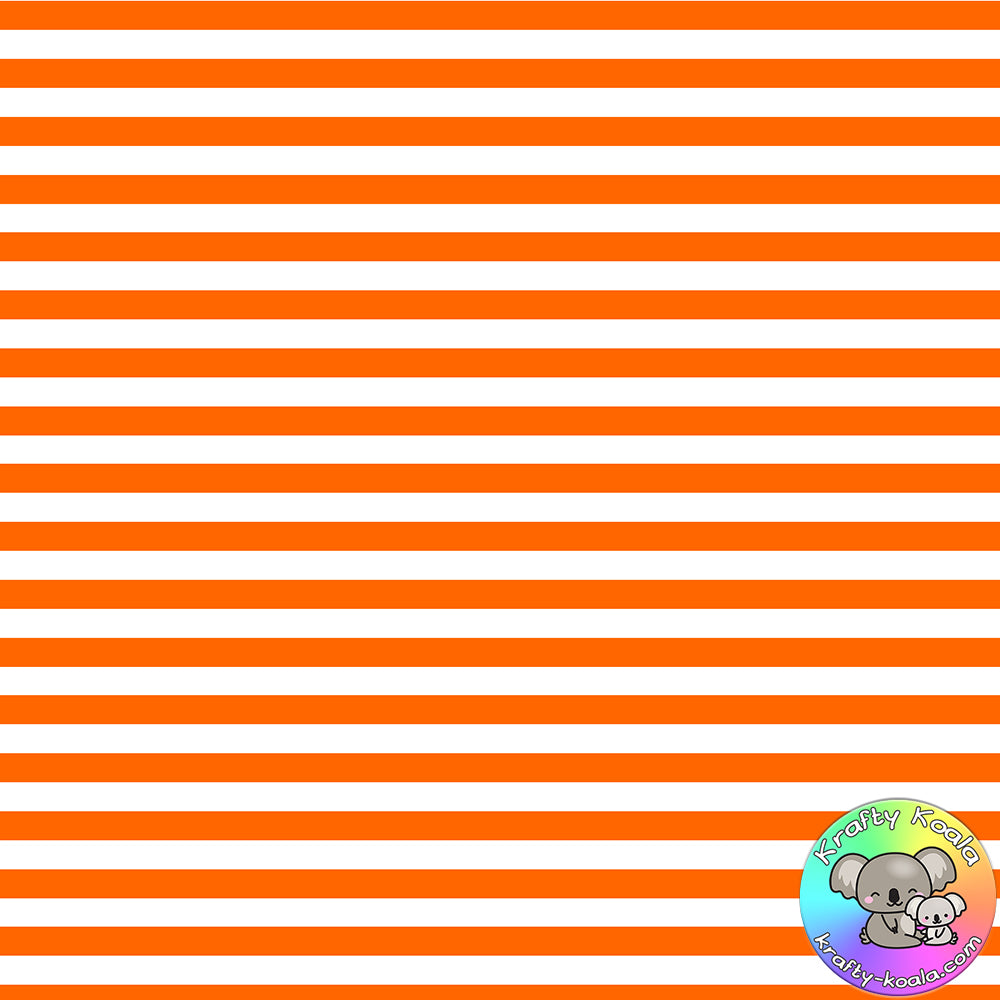 Orange Stripes Fabric