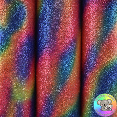 Over The Rainbow Chunky Glitter Fabric