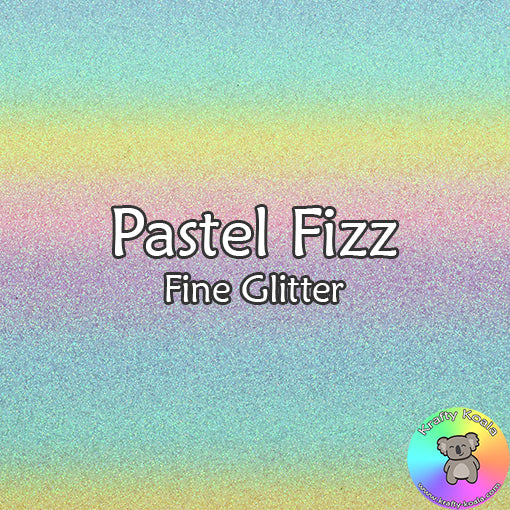 Pastel Fizz Fine Glitter Fabric