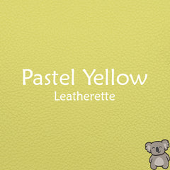 Pastel Yellow Leatherette