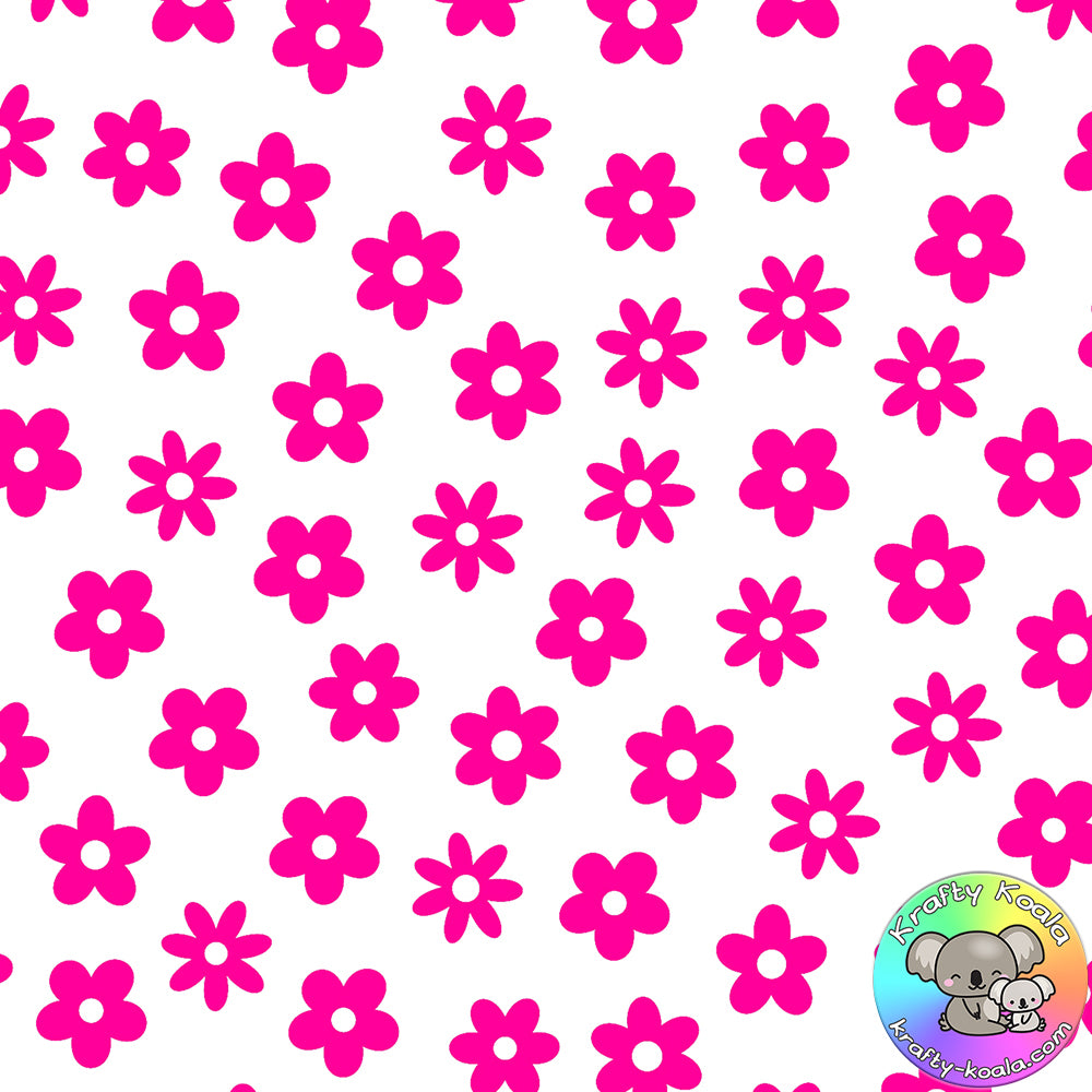 Pink Flowers Fabric