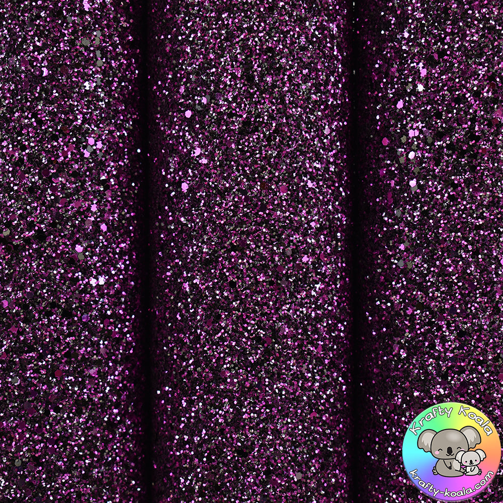 Pink Splash Ultra Chunky Glitter Fabric