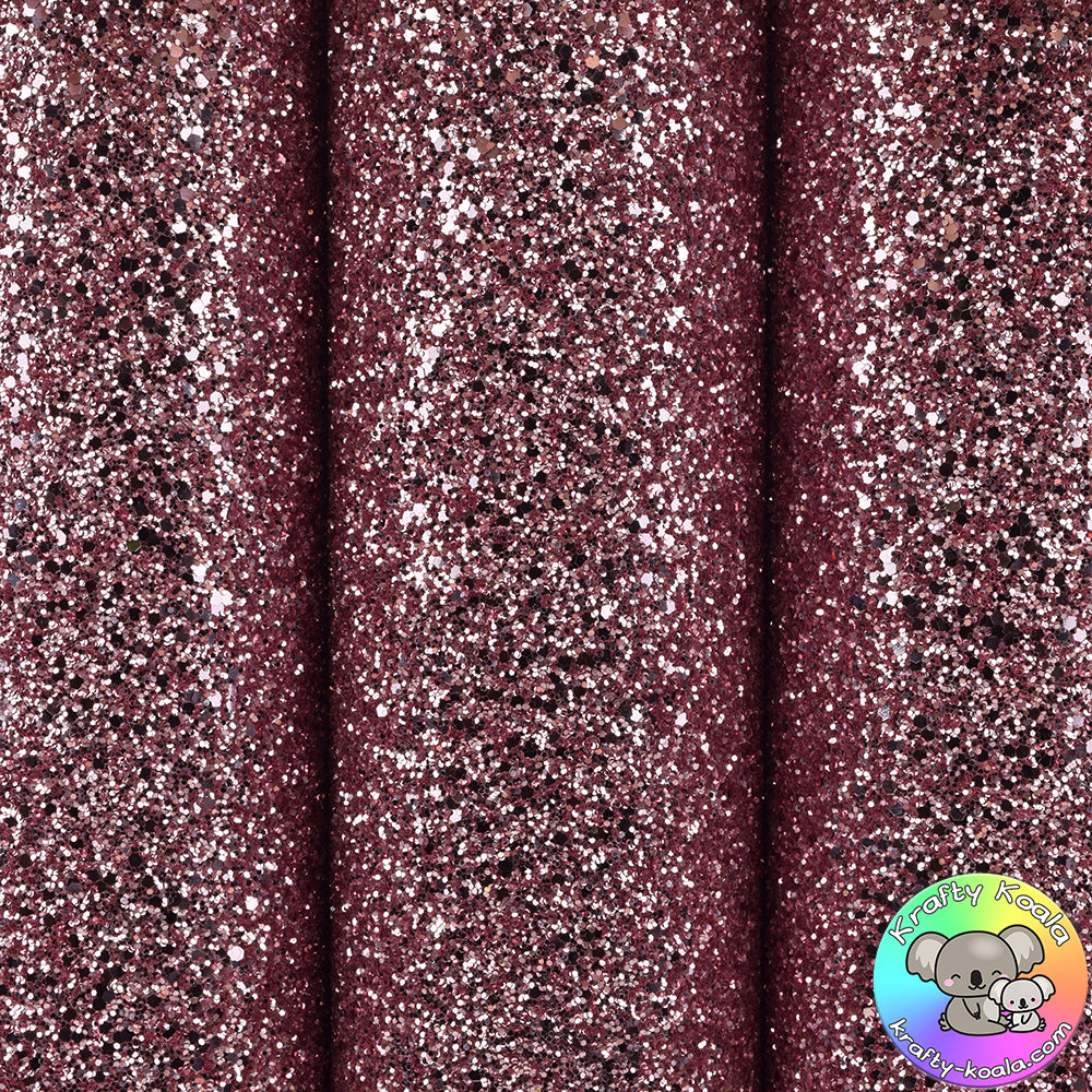 Pink Ultra Chunky Glitter Fabric