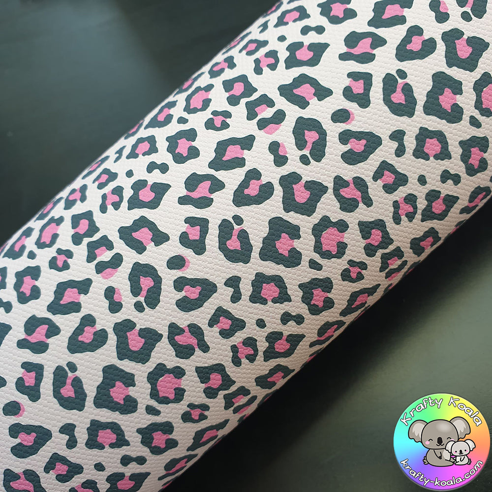 Pink Leopard 2 Fabric