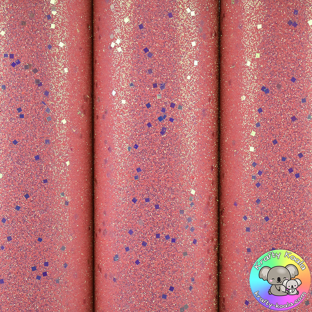 Pink Glitter Ball Fine Glitter Fabric