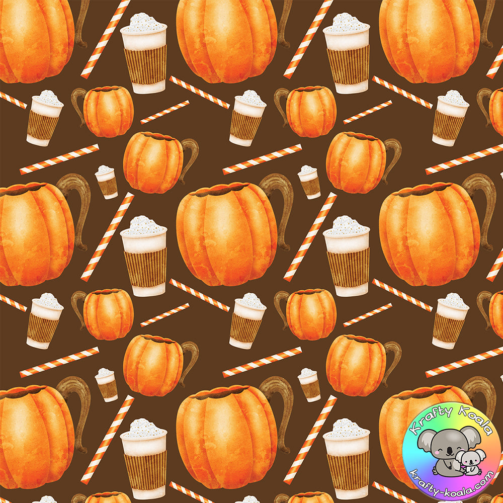 Pumpkin Latte Fabric 2