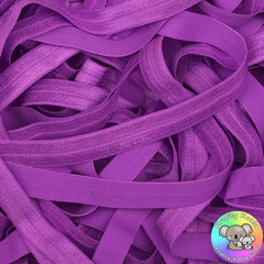 Purple Fold Over Elastic