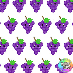 Purple Grapes Fabric