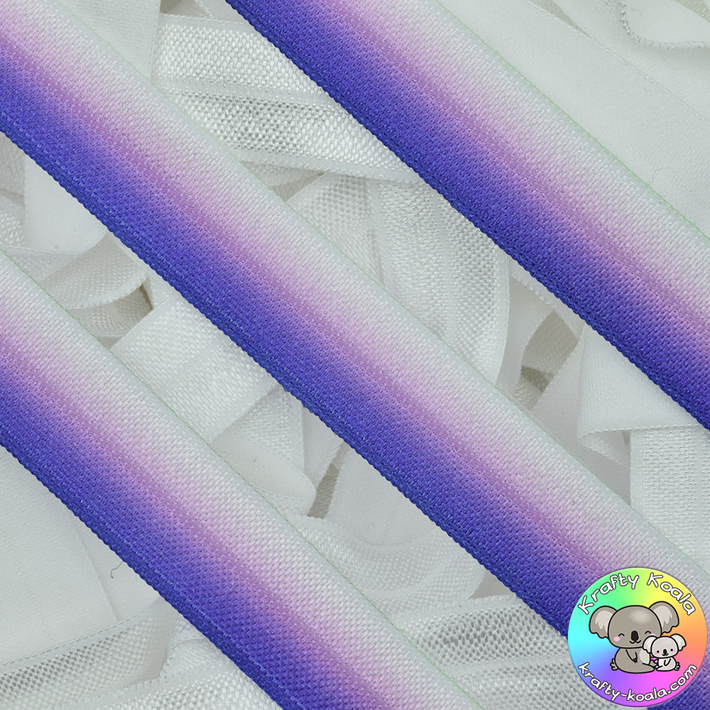 Purple Ombre Fold Over Elastic