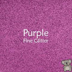 Purple Fine Glitter Fabric