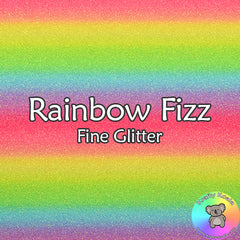 Rainbow Fizz Fine Glitter Fabric