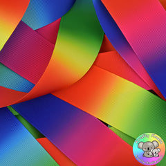 Rainbow Grosgrain Ribbon