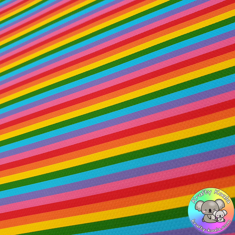 Rainbow Stripes Fabric