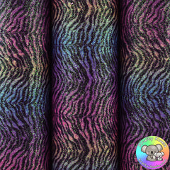 Rainbow Tiger Stripes Fabric