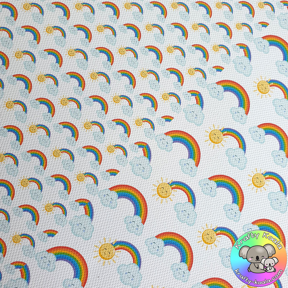 Rainbows 2 Fabric