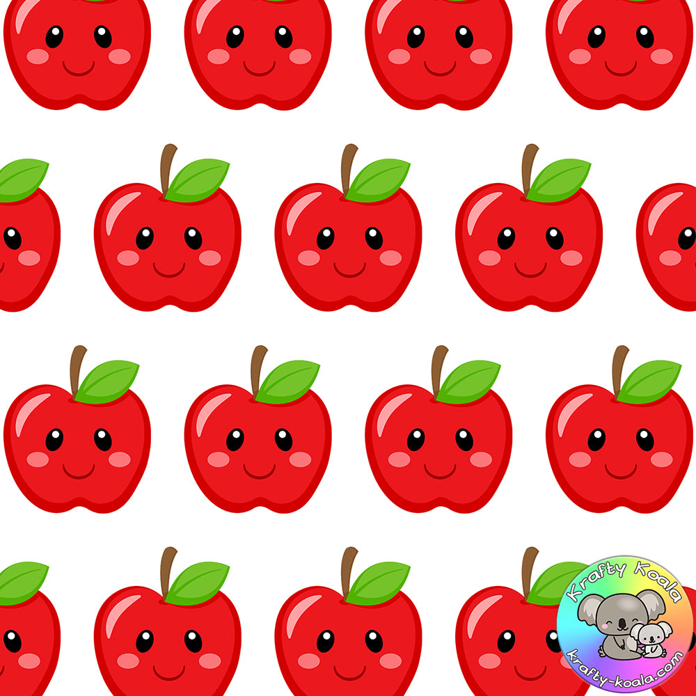 Red Apples Fabric