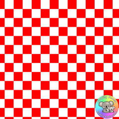 Red Checkerboard Fabric