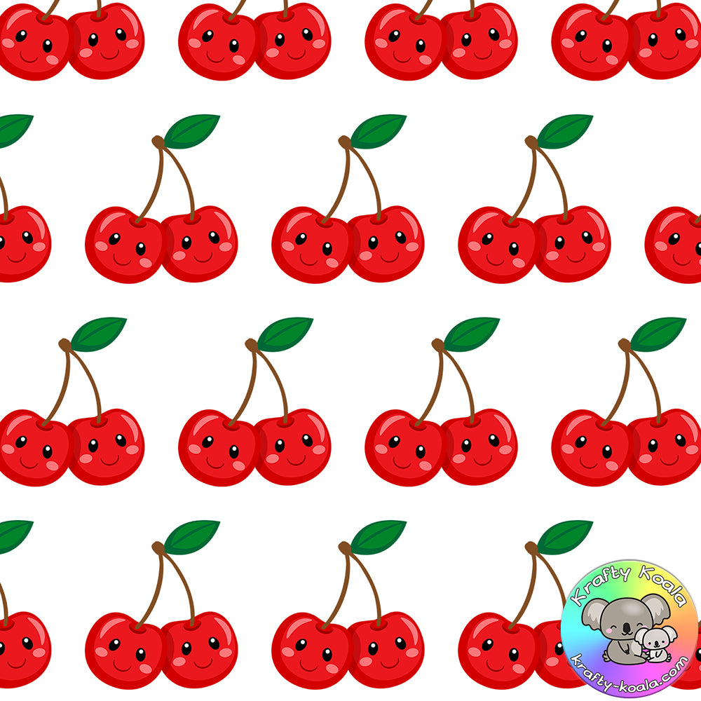 Red Cherries Fabric