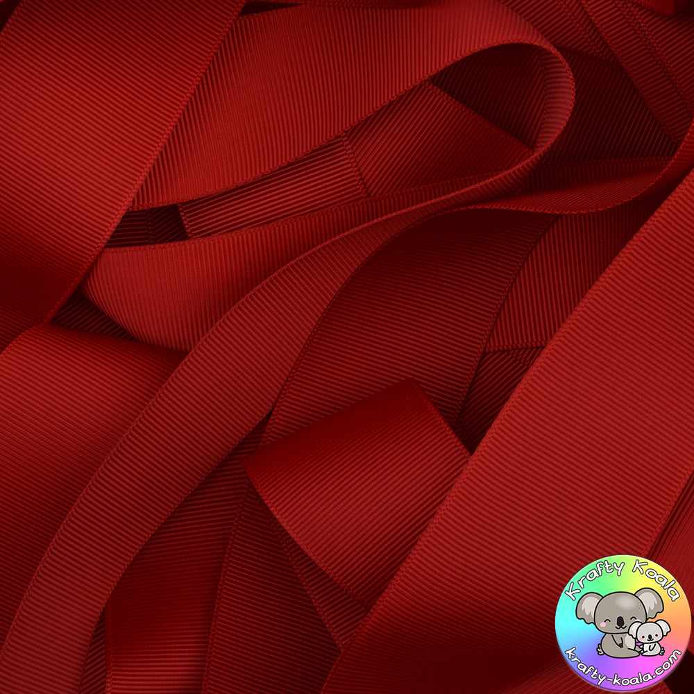 Red Grosgrain Ribbon