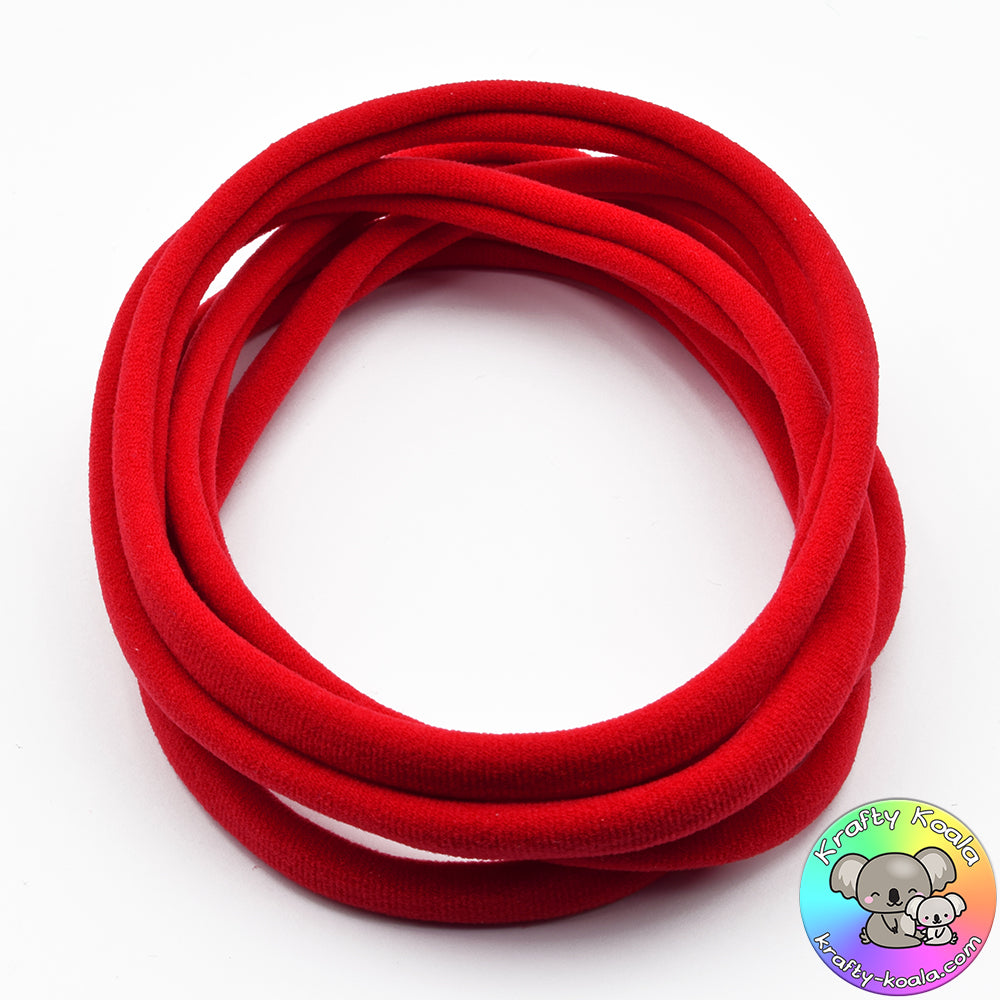 Red Nylon Headbands