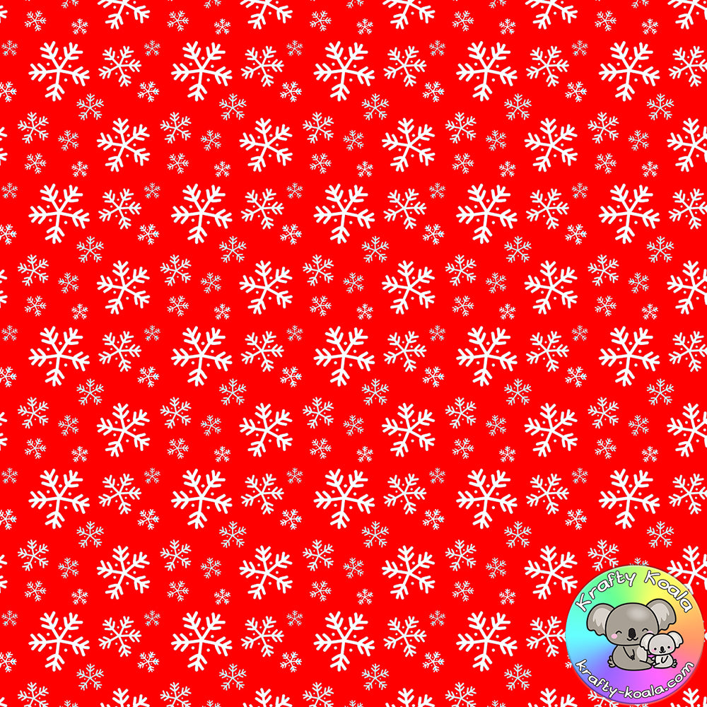 Red Snowflakes