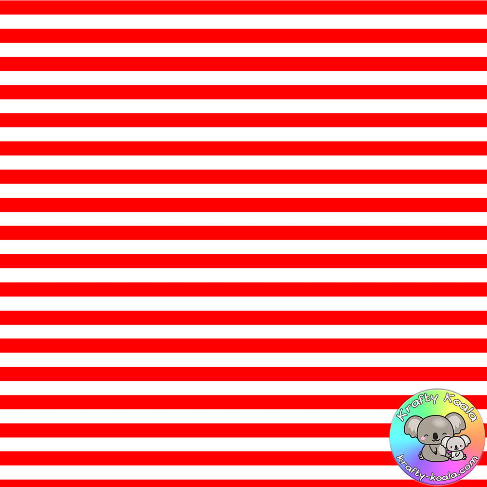 Red Stripes Fabric