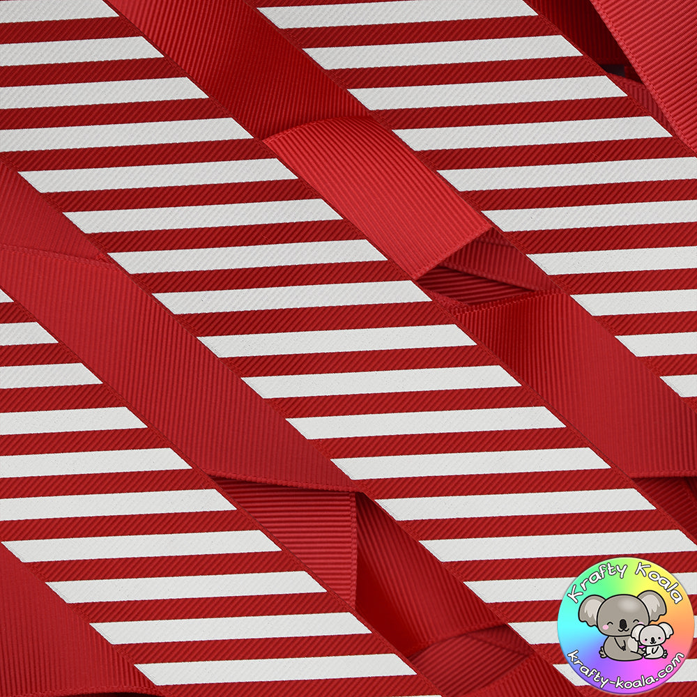 Red Stripes Ribbon