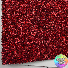 Red Tinsel Fabric