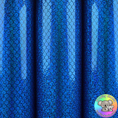 Royal Blue Mermaid Vinyl Fabric