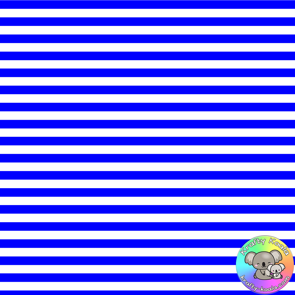 Royal Blue Stripes Fabric