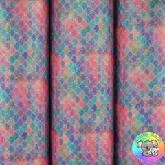 Serene Mermaid Fine Glitter Fabric